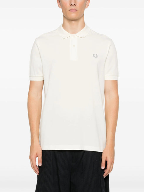 COMME DES GARÇONS SHIRT SLOGAN POLO